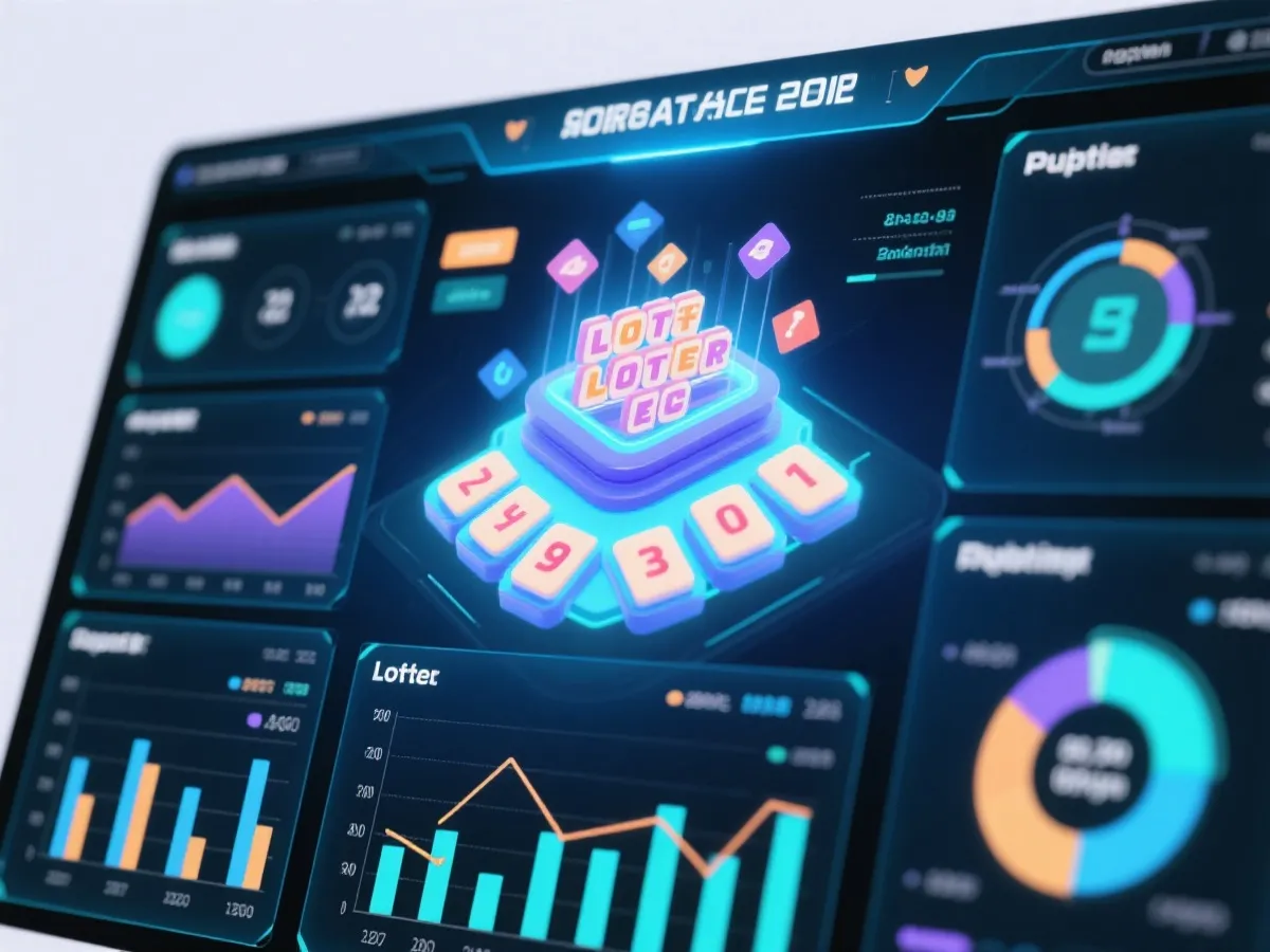 澳洲幸运8预测数据面板示意图